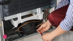 علت دیر روشن شدن یخچال ال جی و راههای حل آن